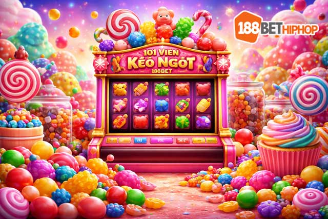 Chi tiết bảng lưới 7x7 và cơ chế nổ hũ của slot game 101 Viên Kẹo Ngọt tại nhà cái 188BET