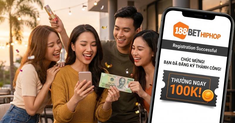 Đăng ký 188bet nhận 100k tại 188bet hiphop