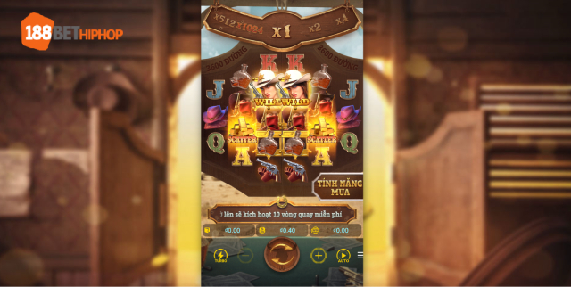 Cuộc Đấu Tiền Thưởng Hoang Dã 188BET có giao diện chính hấp dẫn